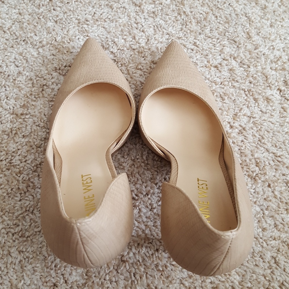 Textured Nude Heels
